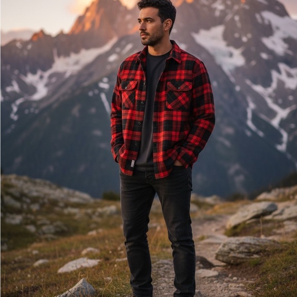 Vintage 1970’s Pendleton 100% Wool Plaid Men's Shirt - Picture 2 of 13